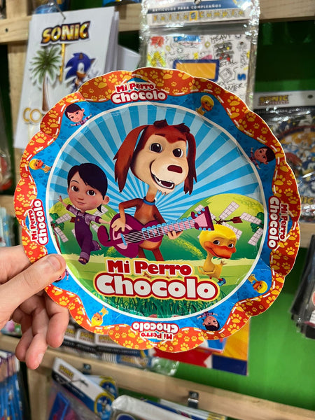 Platos perro chocolo paquete X 6 unidades