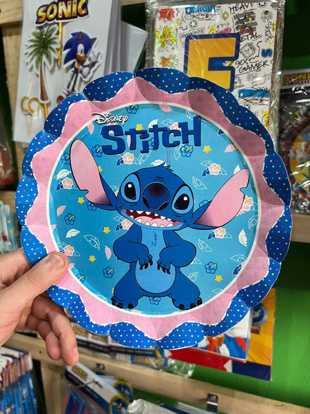 Platos lilo y stich paquete X 6 unidades