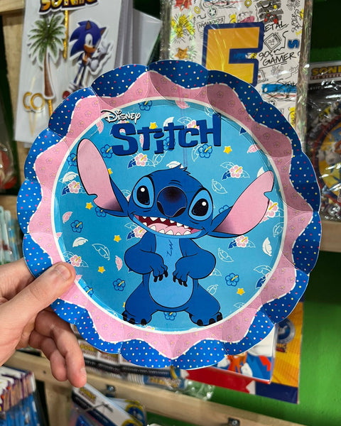 Platos lilo y stich paquete X 6 unidades