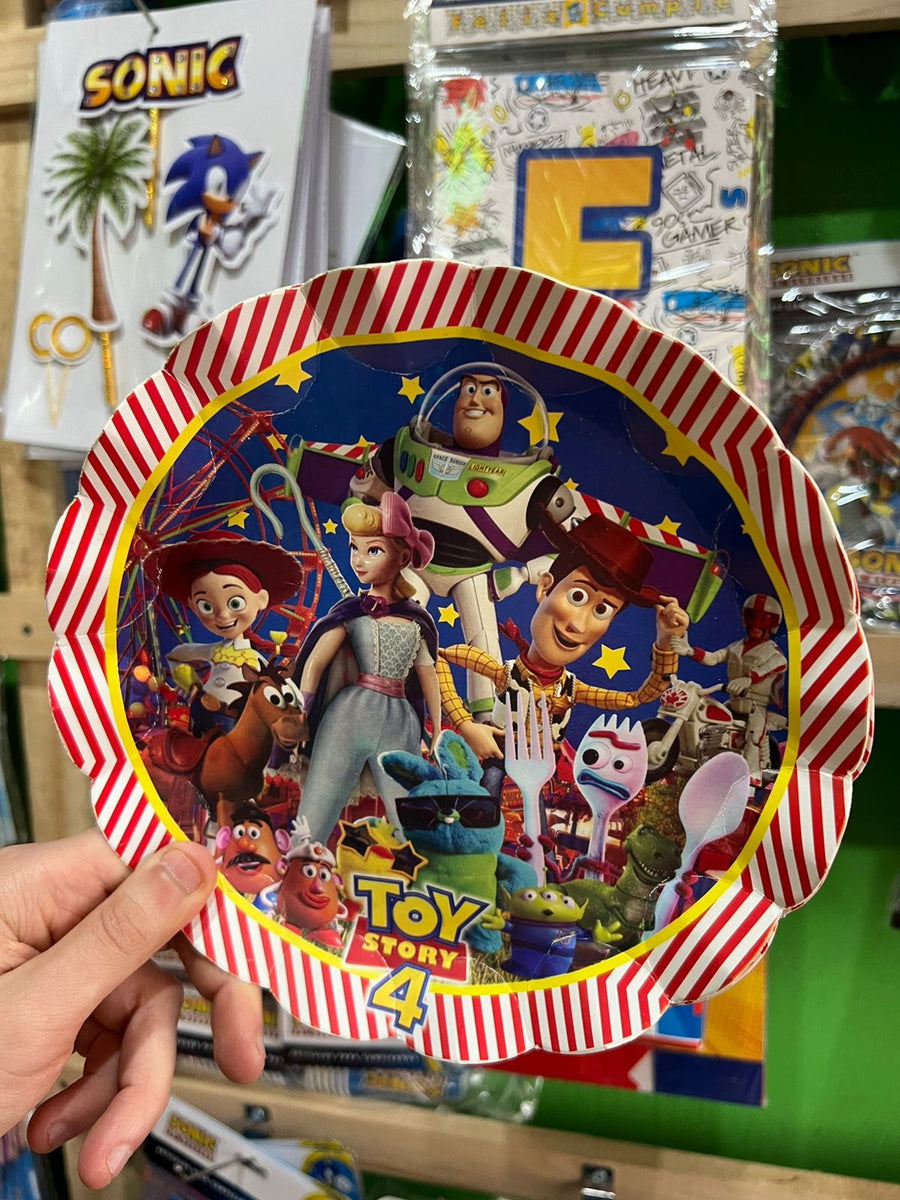 Platos toy story paquete X 6 unidades