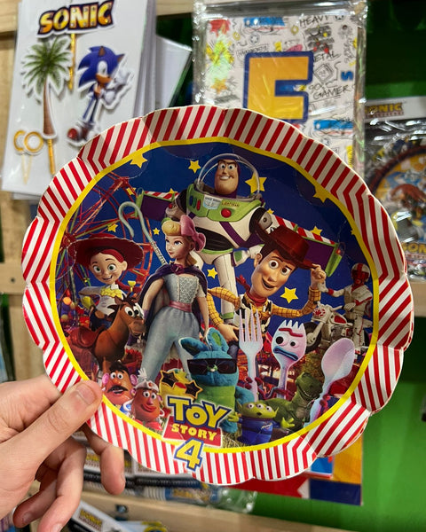 Platos toy story paquete X 6 unidades