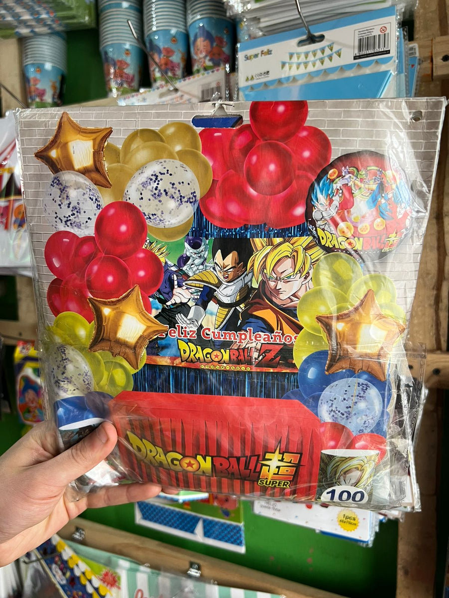 Set decoración cumpleaños dragon ball