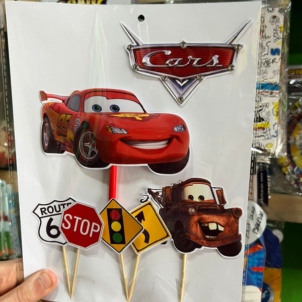 Topper para torta cars/rayo mcqueen