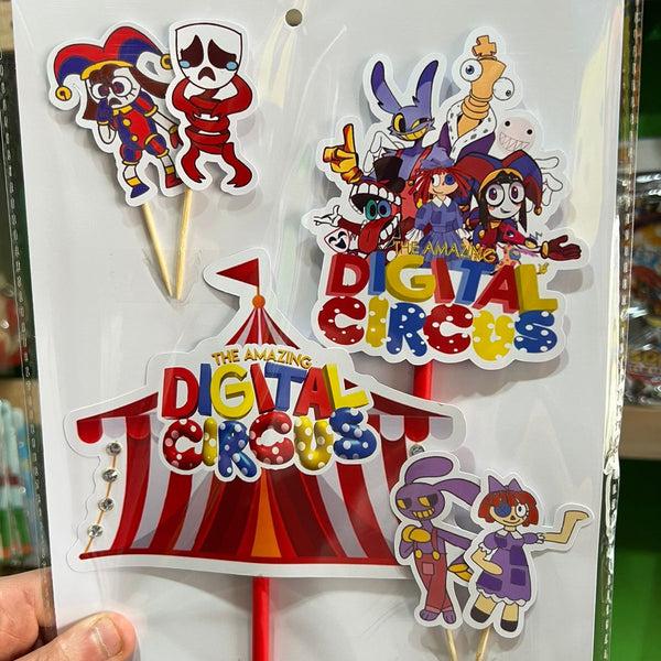 Topper para torta circo digital