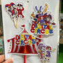 Topper para torta circo digital