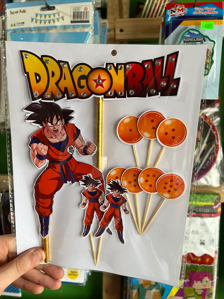 Topper para torta dragon ball