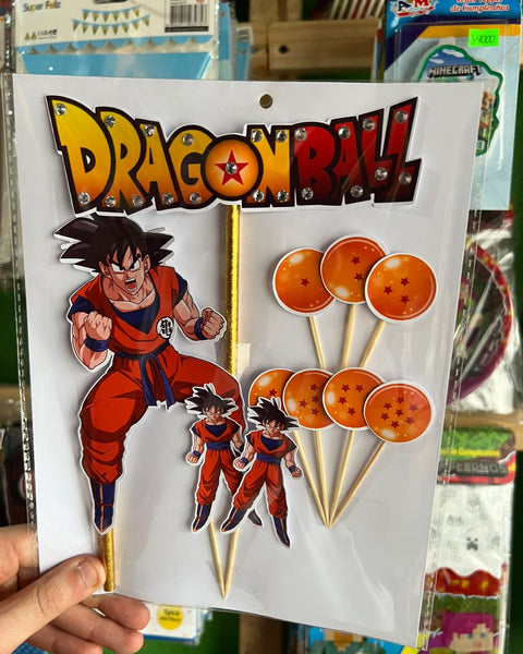 Topper para torta dragon ball