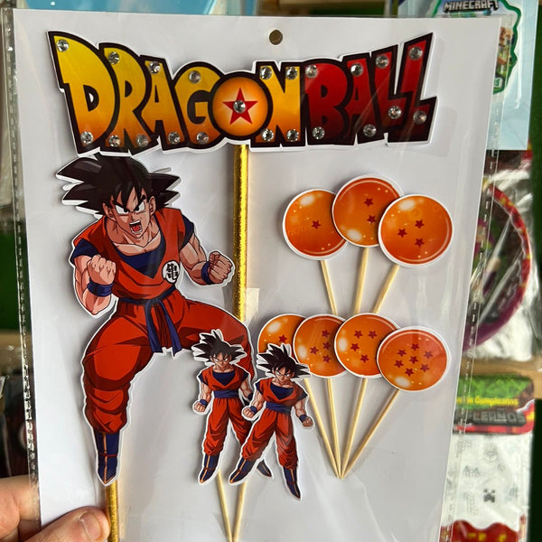 Topper para torta dragon ball