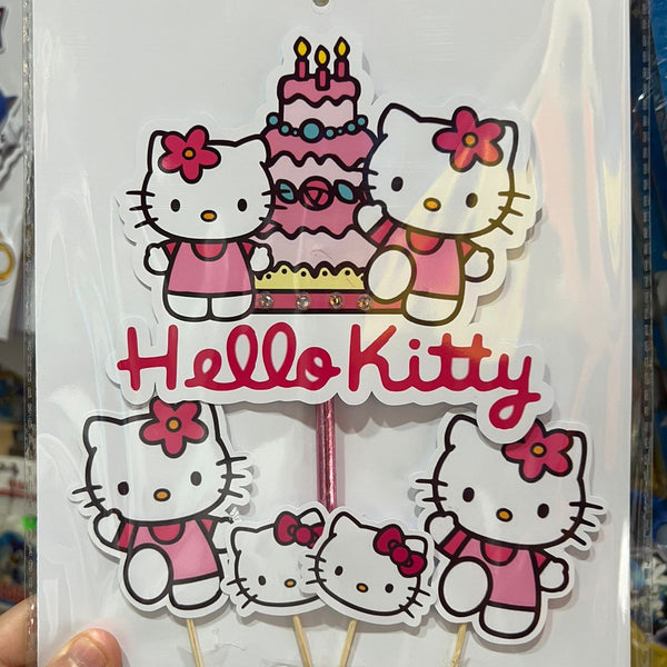 Topper para torta hello kitty