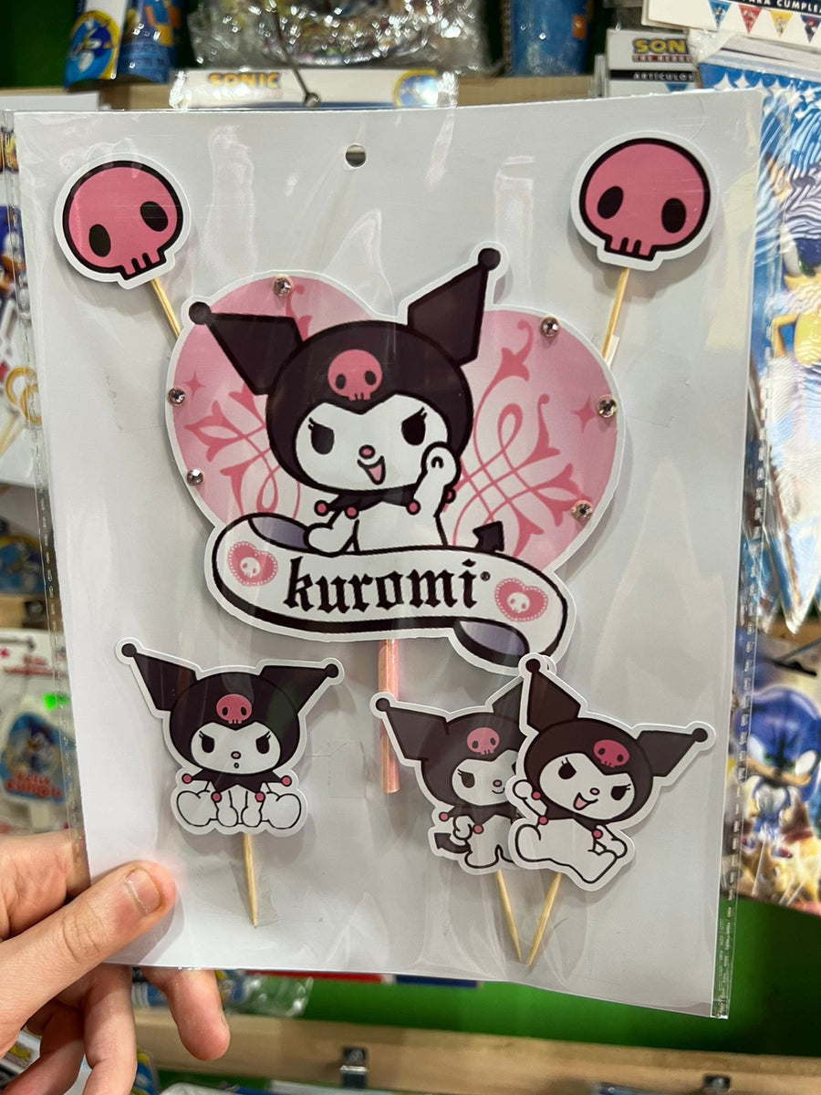 Topper para torta kuromi