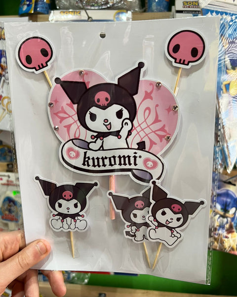 Topper para torta kuromi