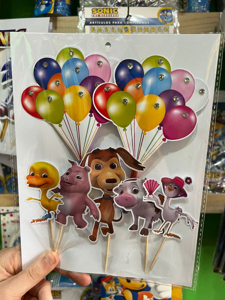 Topper para torta perro chocolo