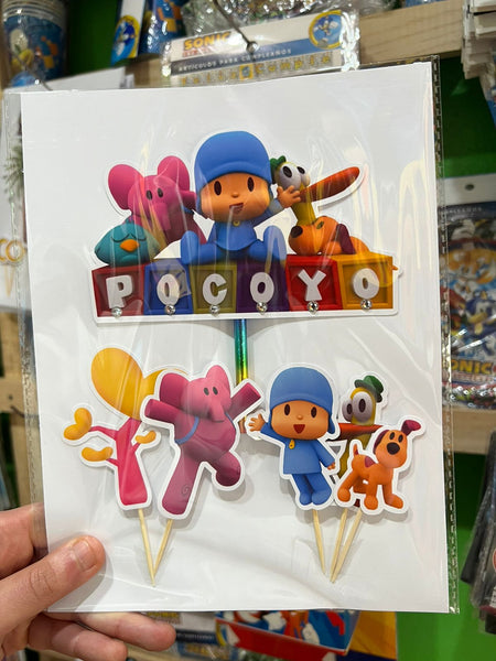 Topper para torta pocoyo