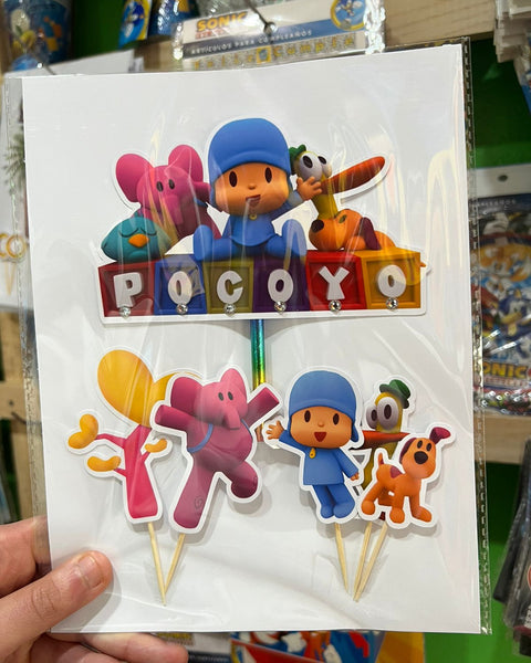 Topper para torta pocoyo