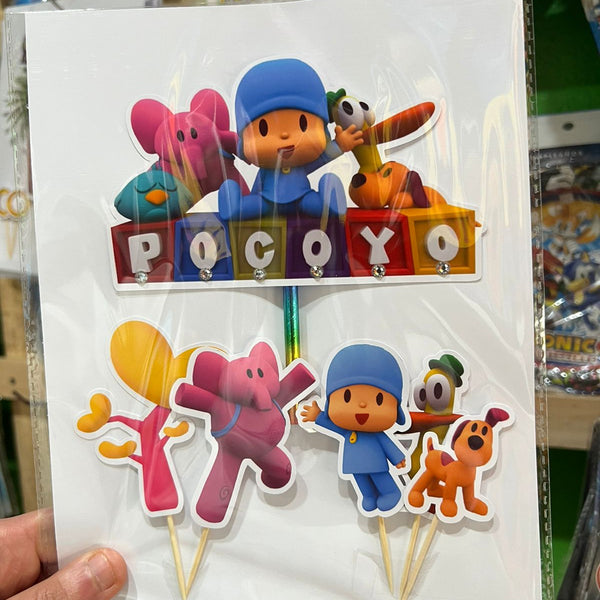 Topper para torta pocoyo