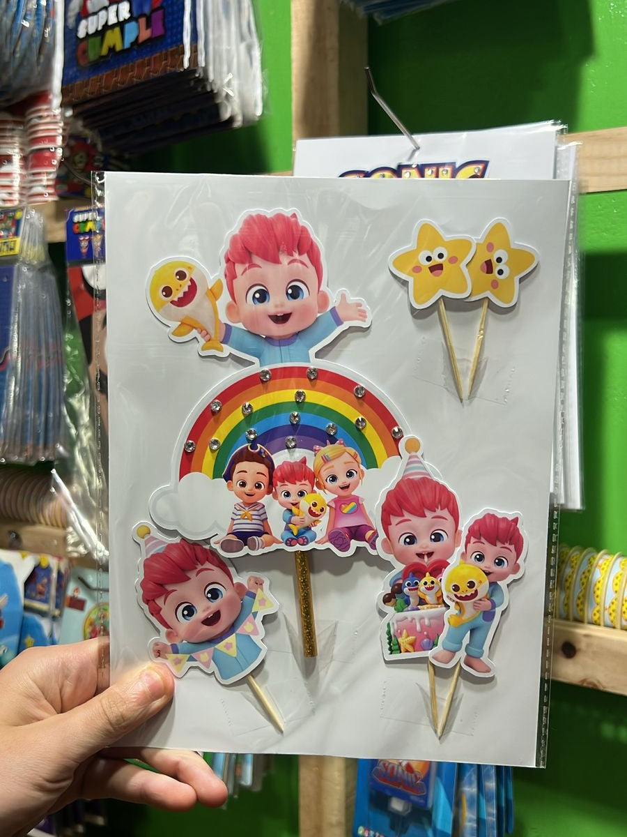 Topper para torta Bebefinn