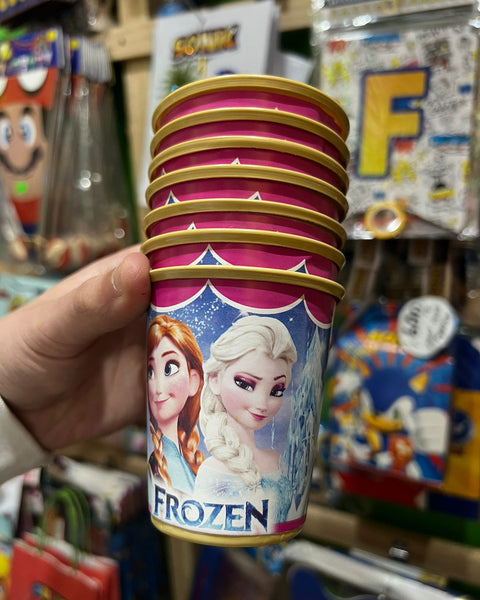 Vasos frozen paquete X 6 unidades