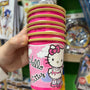 Vasos hello kitty paquete X 6 unidades