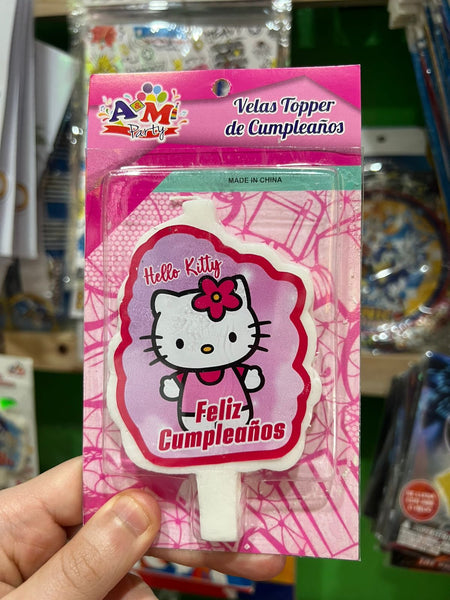 Vela cumpleaños hello kitty