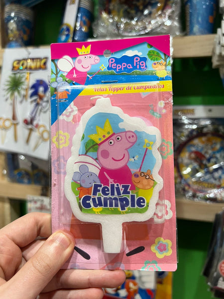 Vela cumpleaños peppa pig