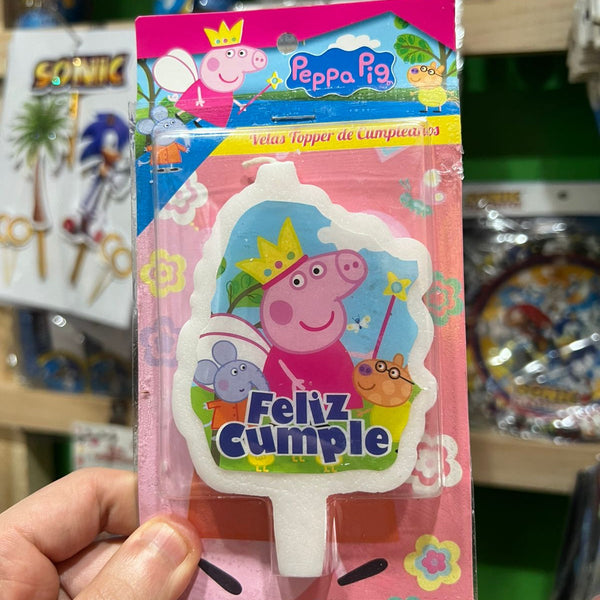 Vela cumpleaños peppa pig