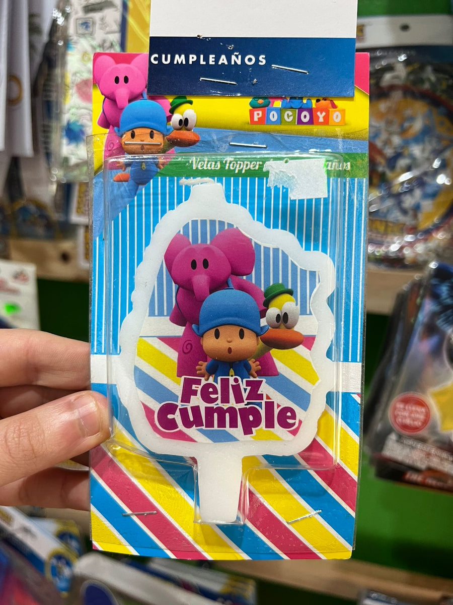 Vela cumpleaños pocoyo